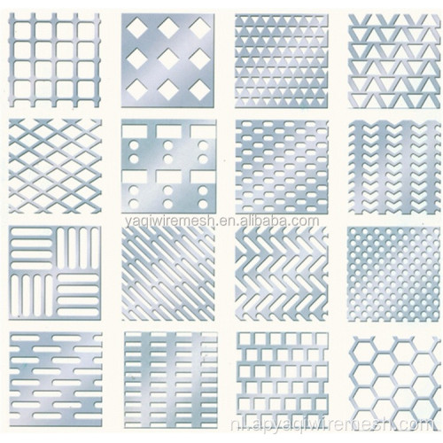 Aluminium geperforeerd gegalvaniseerd staal geperforeerd metaalgaas